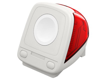 Spigen - Apple Watch Stand Classic C1 - for Smartwatch Wireless Charger, Secure Fit, Retro Design - Ruby