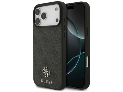 Guess - 4G Small and Classic Logo MagSafe (GUHMP17XP4SM4MK) - iPhone 17 Pro Max - Black