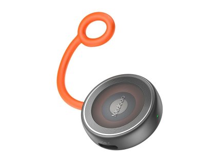 Mcdodo - Wireless Charger (CH-6840) - for Apple Watch, Dual Input, 2.5W, Anti-lost Silicone Lanyard - Black