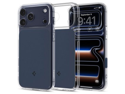Spigen – Ultra Hybrid T MagSafe puzdro pre iPhone 17 Pro – matné modré
