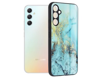 Techsuit - Glaze Series - Samsung Galaxy A34 5G - Blue Ocean