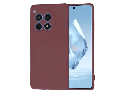 Techsuit – SoftFlex silikónové puzdro pre OnePlus 12R – slivkovo červené