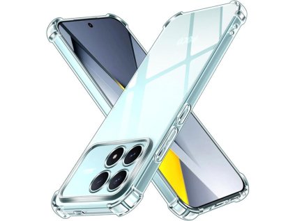Techsuit – Shockproof Clear Silicone nárazuvzdorné silikónové puzdro pre Xiaomi Poco F8 Pro – transparentné