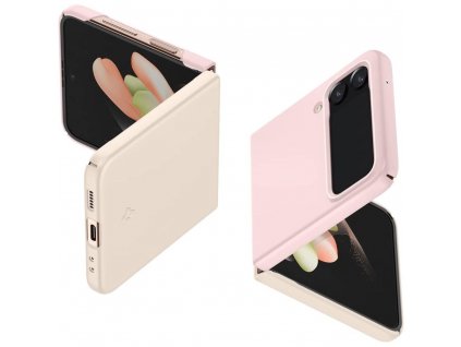 Spigen AirSkin kryt na telefón - Samsung Galaxy Z Flip4 - bavlnená ružová