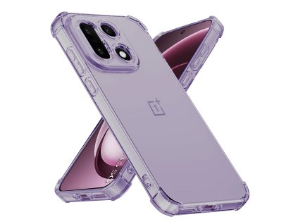 Techsuit – Shockproof Clear Silicone nárazuvzdorné silikónové puzdro pre OnePlus 15 – dymové čierne