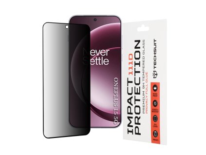 Techsuit - 111D Privacy Full Glue - OnePlus 15 - Black