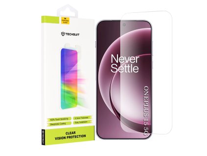 Techsuit – Clear Vision Glass ochranné sklo na displej pre OnePlus 15 – číre
