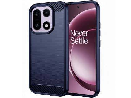 Techsuit – Carbon Silicone silikónové puzdro pre OnePlus 15 – modré