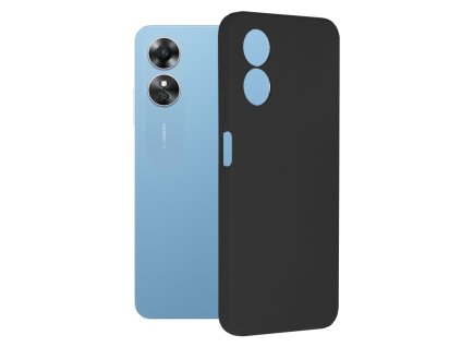 Techsuit - Soft Edge Silicone - Oppo A17 - Black
