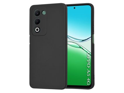 Techsuit – SoftFlex silikónové puzdro pre Oppo A5 4G / Oppo A5 5G – čierne