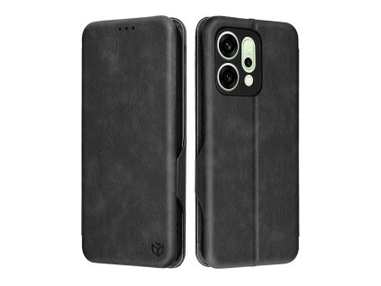 Techsuit – Safe Wallet Plus knižkové puzdro s priehradkami pre Oppo Reno14 – čierne