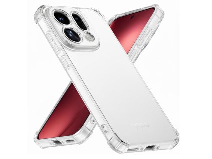Techsuit - Shockproof Clear Silicone - Oppo Find X9 Pro - Clear