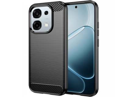 Techsuit - Carbon Silicone - Oppo A6 Pro 4G / A6 Pro 5G - Black