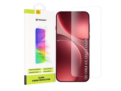 Techsuit - Clear Vision Glass - Oppo Find X9 Pro - Transparent