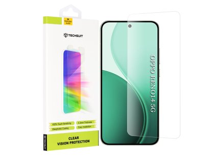 Techsuit – Clear Vision Glass ochranné sklo na displej pre Oppo Reno14 – číre