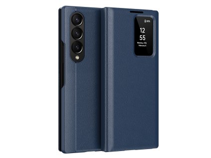 Techsuit – SmartView Series puzdro s inteligentným oknom pre Samsung Galaxy Z Fold3 5G – modré