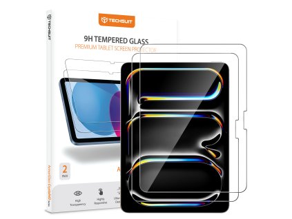 Techsuit - ArmorGlass CrystalHD (2 pack) - iPad Pro 11 (2024) / iPad Pro 11 (2025) - Clear