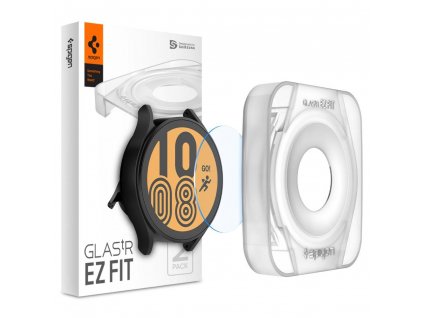 Spigen Glas.tR EZ-FIT (2 balenia) ochranné sklo na - Samsung Galaxy Watch 4 / 5 (44 mm) - číre