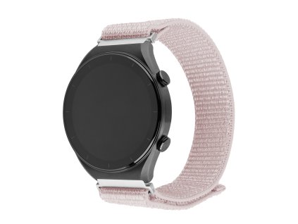 Fixed - Nylon Sporty Strap 22mm - Huawei Watch GT 2 (46mm)/GT 2 Pro/GT 3 Pro (46mm)/Ultimate, Xiaomi Watch S1 - Rose Gold