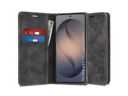 Techsuit – Confy Cover puzdro pre Samsung Galaxy S26 – čierne