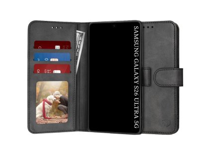 Techsuit - Diary Book - Samsung Galaxy S26 Ultra - Black