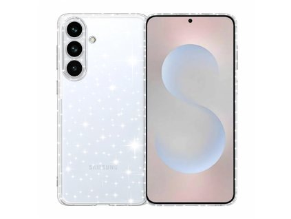 Techsuit – SparkleSkin Series puzdro pre Samsung Galaxy S26 Plus – transparentné