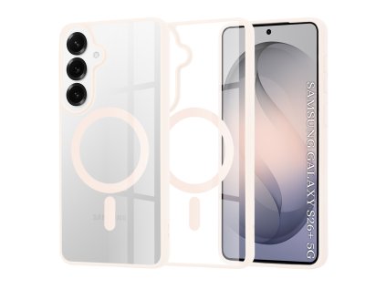 Techsuit – MagSafe Pro puzdro pre Samsung Galaxy S26 Plus – telovo ružové