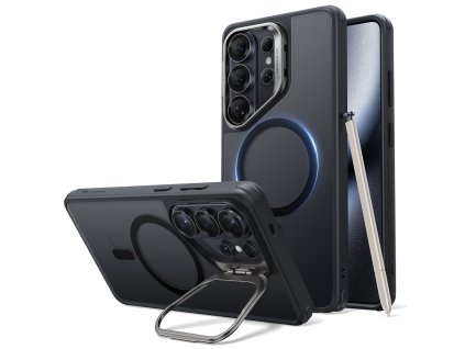 ESR - Classic Hybrid HaloLock Kickstand - Samsung Galaxy S26 Ultra - Frosted Black