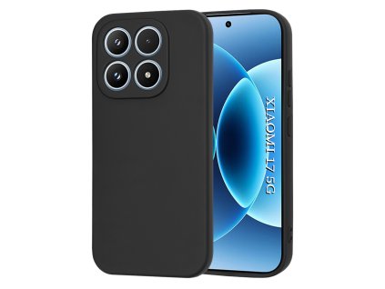 Techsuit – SoftFlex silikónové puzdro pre Xiaomi 17 – čierne