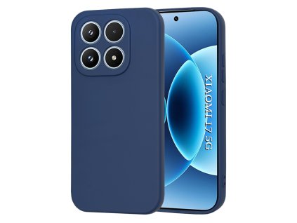 Techsuit – SoftFlex silikónové puzdro pre Xiaomi 17 – námornícke modré