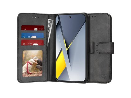 Techsuit – Diary Book knižkové puzdro pre Xiaomi Poco F8 Pro – čierne