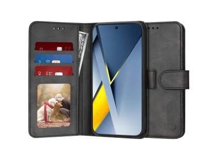 Techsuit – Diary Book knižkové puzdro pre Xiaomi Poco F8 Ultra – čierne