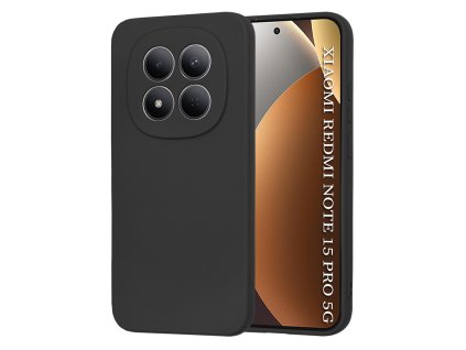 Techsuit – SoftFlex silikónové puzdro pre Xiaomi Redmi Note 15 Pro 5G – čierne