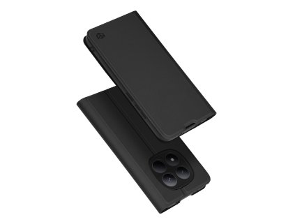 Techsuit – Magskin Book knižkové puzdro pre Xiaomi Redmi Note 15 Pro 5G – čierne