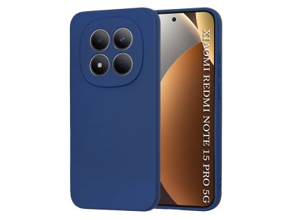 Techsuit – SoftFlex silikónové puzdro pre Xiaomi Redmi Note 15 Pro 5G – námornícke modré