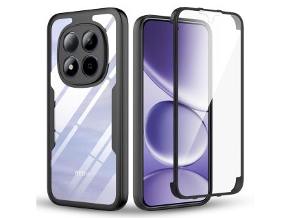 Techsuit – ColorVerse 360 Series puzdro s ochranou displeja pre Xiaomi Redmi Note 15 Pro 5G – čierne