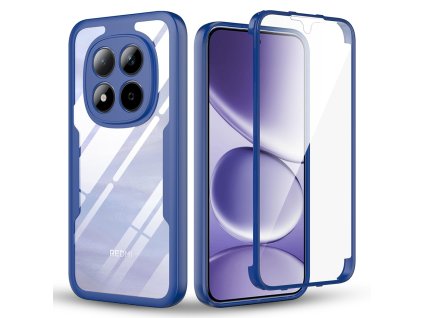 Techsuit – ColorVerse 360 Series puzdro s ochranou displeja pre Xiaomi Redmi Note 15 Pro 5G – modré