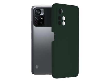 Techsuit - Soft Edge Silicone - Xiaomi Poco M4 Pro 5G - Dark Green