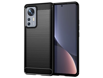 Techsuit - Carbon Silicone - Xiaomi 12 Pro - Black