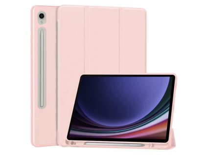 Techsuit - Flex Trifold (with Pencil Holder) - Samsung Galaxy Tab S9 - Pink