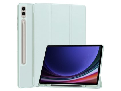Techsuit - Flex Trifold (with Pencil Holder) - Samsung Galaxy Tab S9 Plus / S10 Plus / S9 FE Plus - Sky Blue