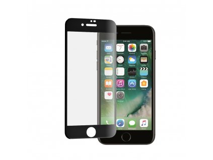Mocolo 3D zakrivené sklo Full Glue - iPhone 7 / 8 / SE 2, SE 2020 / SE 3, SE 2022 - čierne