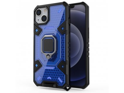 Honeycomb Armor kryt na - iPhone 13 - modrý