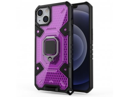 Techsuit Honeycomb Armor kryt na - iPhone 13 - ružovo-fialová