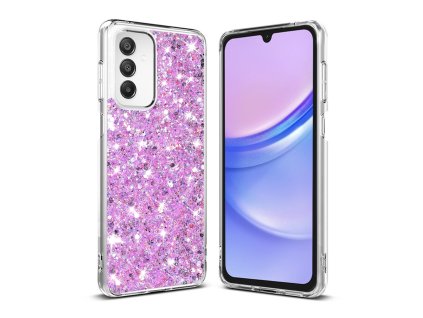 Techsuit - Sparkly Glitter - Samsung Galaxy A15 4G / A15 5G - Magenta
