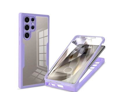 Techsuit - ColorVerse 360 Series + Screen Protector - Samsung Galaxy S24 Ultra - Purple