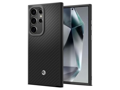 Spigen - Enzo Aramid - Samsung Galaxy S24 Ultra - Matte Black