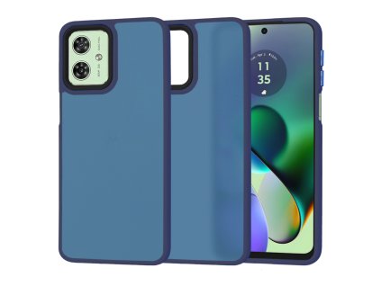 Techsuit - HaloFrost Series - Motorola Moto G54 - Deep Blue