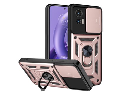 Techsuit - CamShield Series - Motorola Edge 30 Neo - Rose Gold