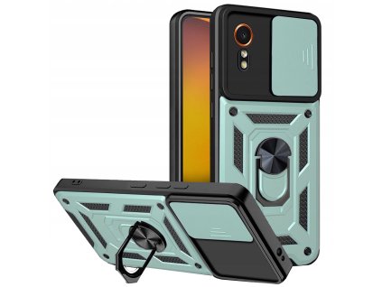 Techsuit CamShield Series ochranný obal pre Samsung Galaxy Xcover7 – zelený